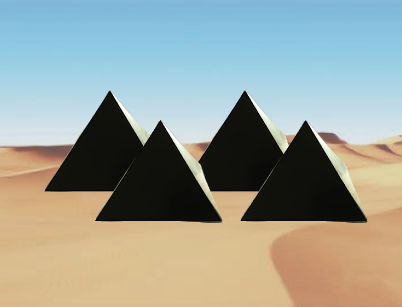 Orgonite Shungite Pyramids