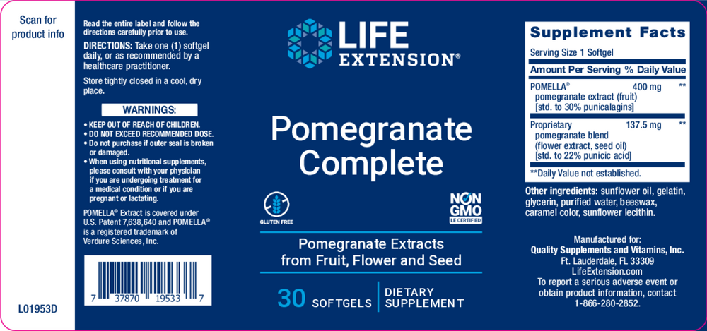 Pomegranate Complete 30 softgels