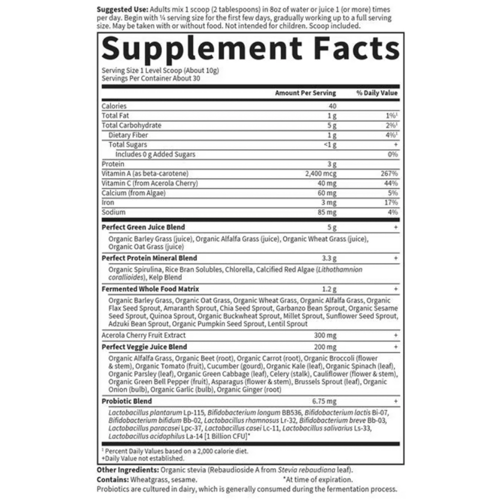 Super Food Green Formula 30 serv