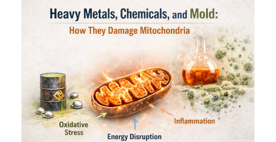 Heavy Metals, Chemicals, and Mold: How They Damage Mitochondria