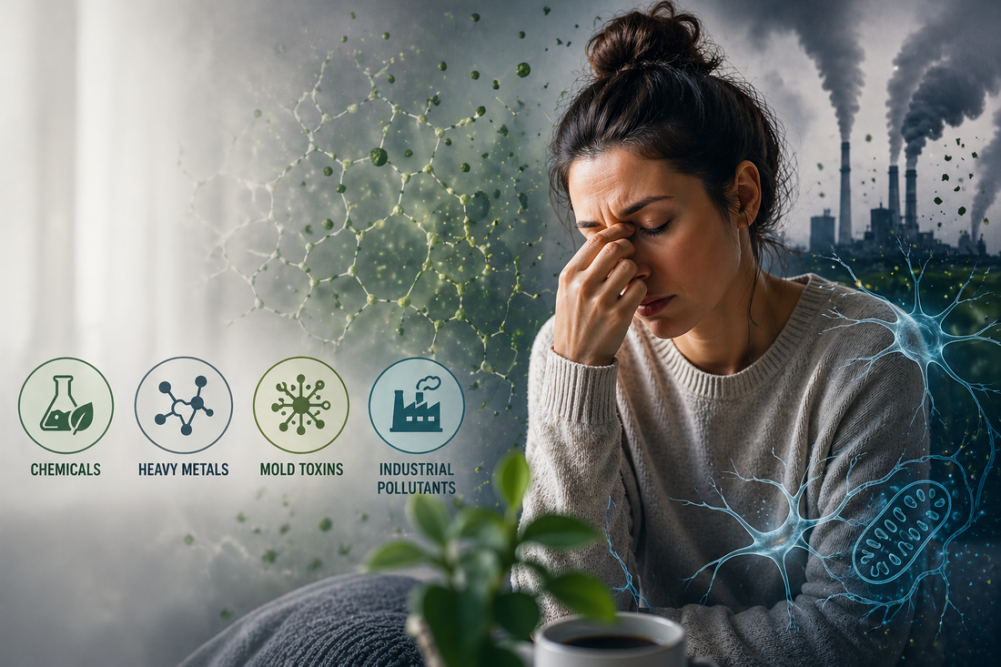 Why You Still Feel Unwell: The Pattern Behind Fatigue, Brain Fog, and Environmental Toxin Exposure