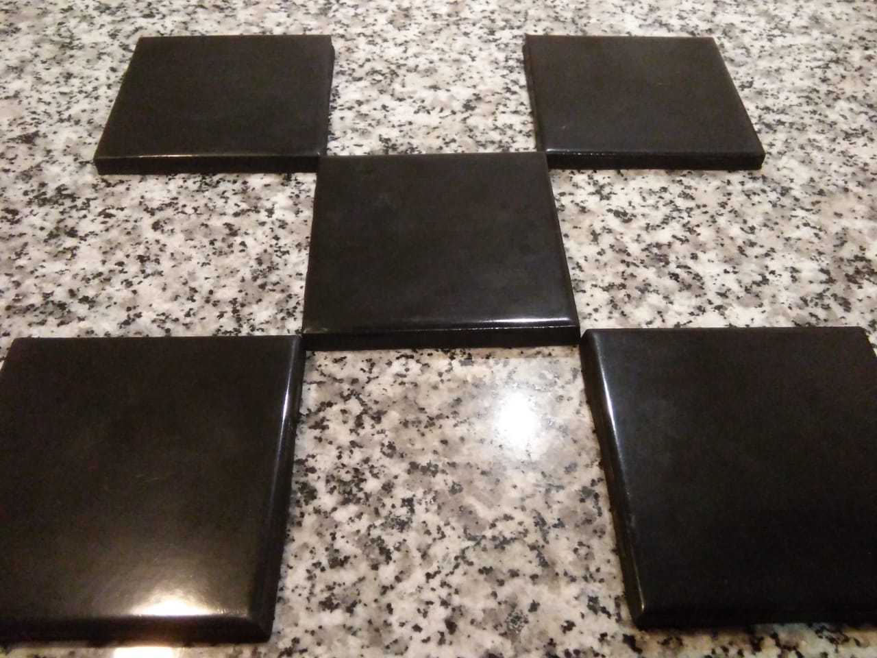 Protective Shungite Orgonite Tiles | Plain & Moroccan Design