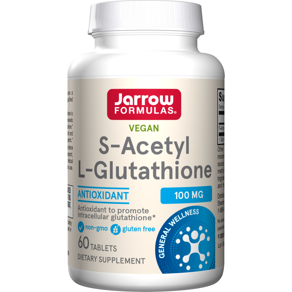 S-Acetyl L-Glutathione 60 tabs | Master Antioxidant for Redox Health & Cell Detox