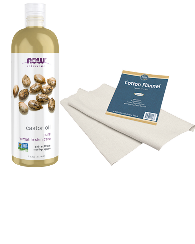 Castor Oil Pack Kit — Detox Support