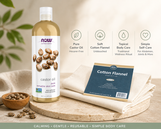 Castor Oil Pack Kit — Detox Support