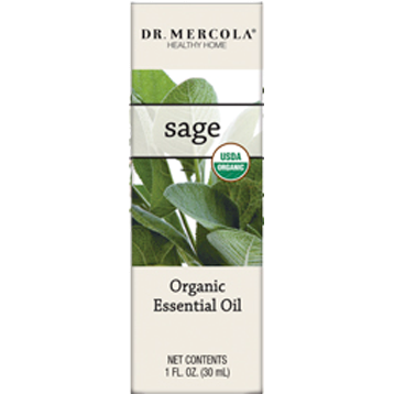 SAGE ESSENTIAL OIL ORGANIC 1 OZ