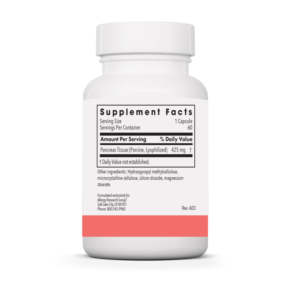 Pancreas Pork 720 Vegicaps - Pancreas Support for Balanced Blood-Sugar & Insulin