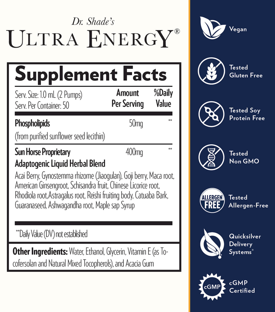 Ultra Energy Adaptogenic Blend | Adaptogens for Stress-Resilience & Energy Renewal